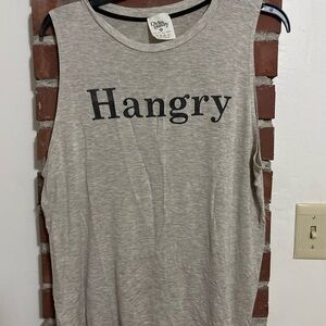 Dirty Laundry Light Gray Hangry Muscle Tee
